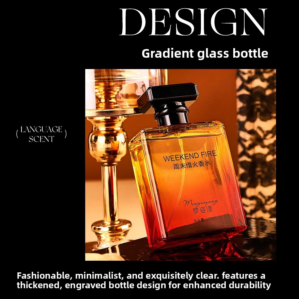 

Eau de Toilette 100ml, Floral Fruity Weekend Escape Scent, Long Lasting Light Fragrance, Unisex Daily Wear,Fresh Botanical Blend