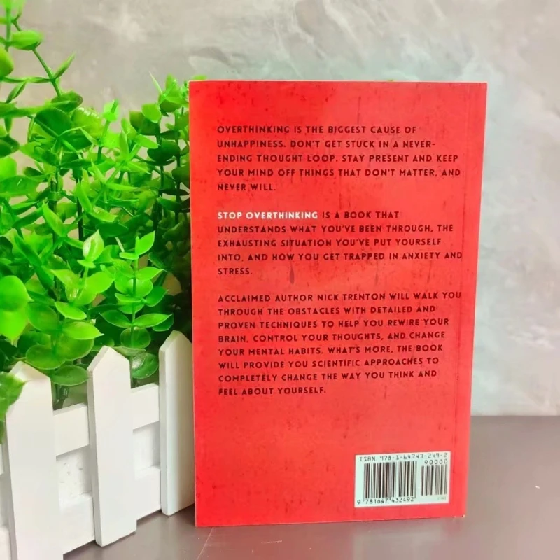 Arrêtez de surbresser par les techniques Nick Trenton23 pour soulager l'anxiété, éliminer les pensées négatives, réenvoyez votre cerveau