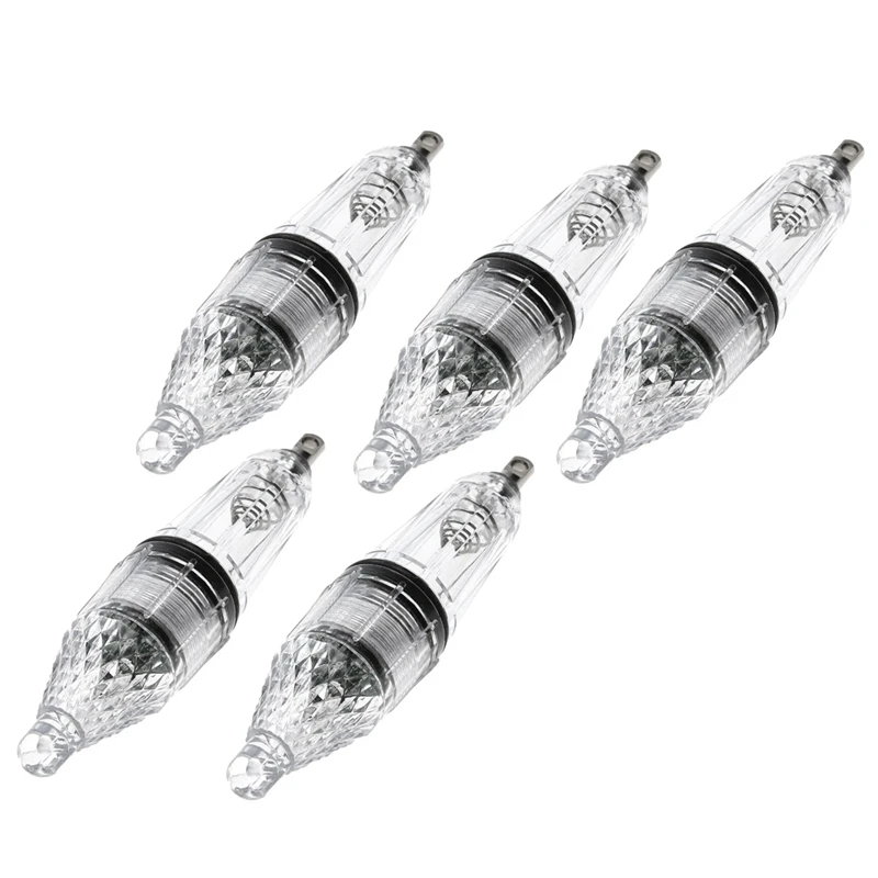 

5PCS LED Flashing Lure Light Mini Deep Drop Underwater Lights Fish Lure LED Lamp