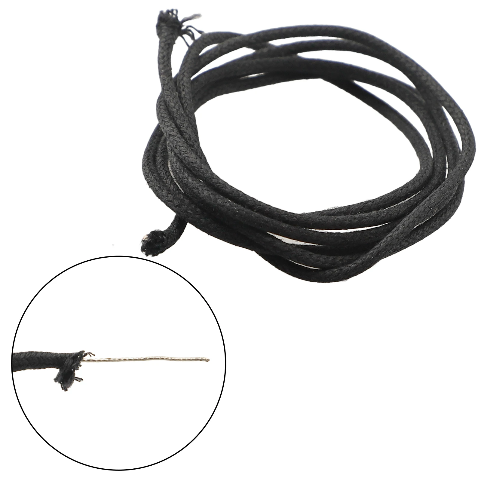 Guitar Parts Cable Pre-tinned Guitar Cable Hot And Ground Connections Reliable Connection Waxed Cotton Outer Braid Guitar Repair