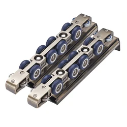 Top Quality door roller ultra-quiet wooden furniture sliding door pulley hanging track nylon wheel glass bearing door hardware
