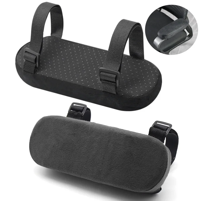 1/2 Stück extra dicke Stuhl-Armlehnenkissen, Ellbogenkissen, druckentlastend, für Bürostuhl-Armlehnen, Gaming-Stuhl mit Memory-Schaum-Polstern