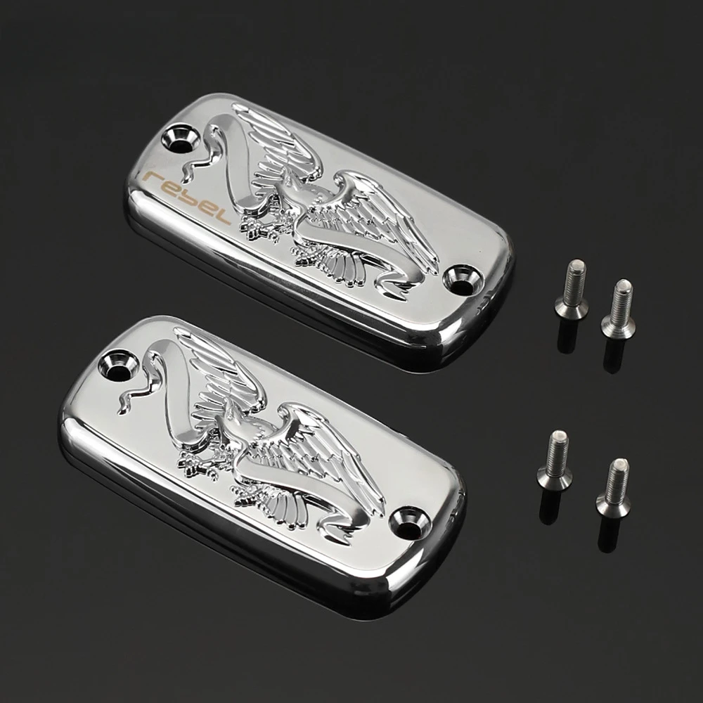 

Motorcycle Upper Pump Brake Fluid Jug Decorative Cover For Honda REBEL CMX300 CMX500 VT400 VT600 VT750 SHADOW Modification Parts