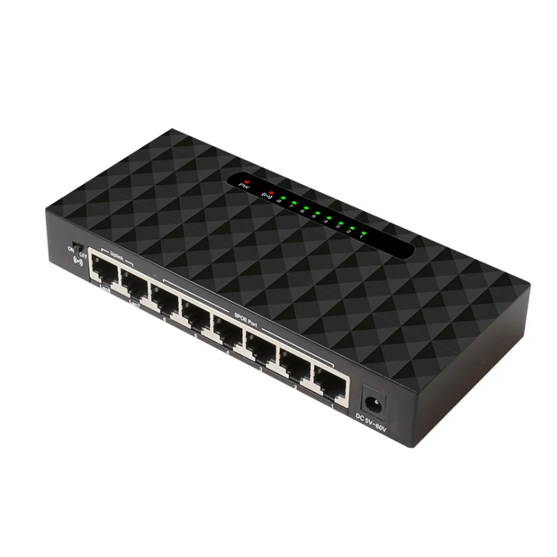 Adaptador LAN para Internet Splitter, Smart Network Switcher, Splitter Box, Hub Game, SPOE, Ethernet, 10 Mbps, 100Mbps, Plug and Play, VLAN