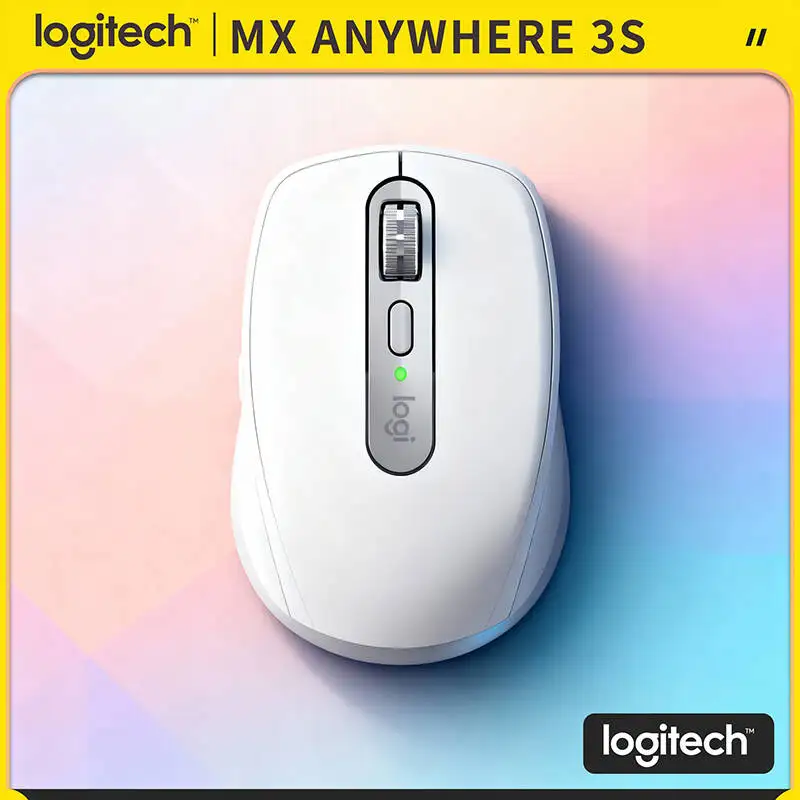 

Компактная мышь Logitech MX Anywhere 3S, эргономичный дизайн, перезаряжаемая, с быстрым прокруткой для портативных ПК Mac