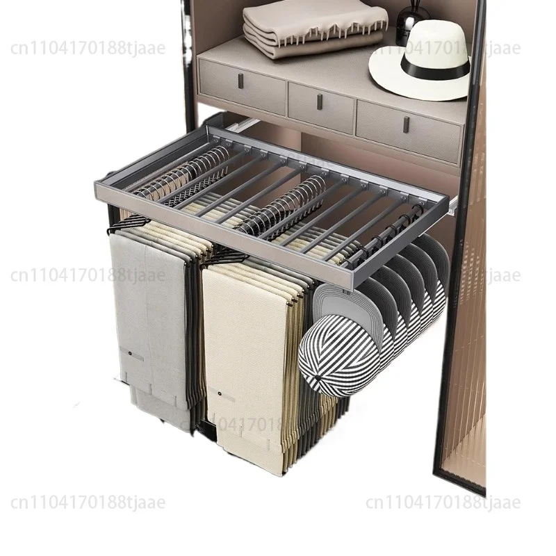 

Built-in Telescopic Multi-function Pull-out Pants Pull-out Rack Household Hanging Pants Slide Rail Storage