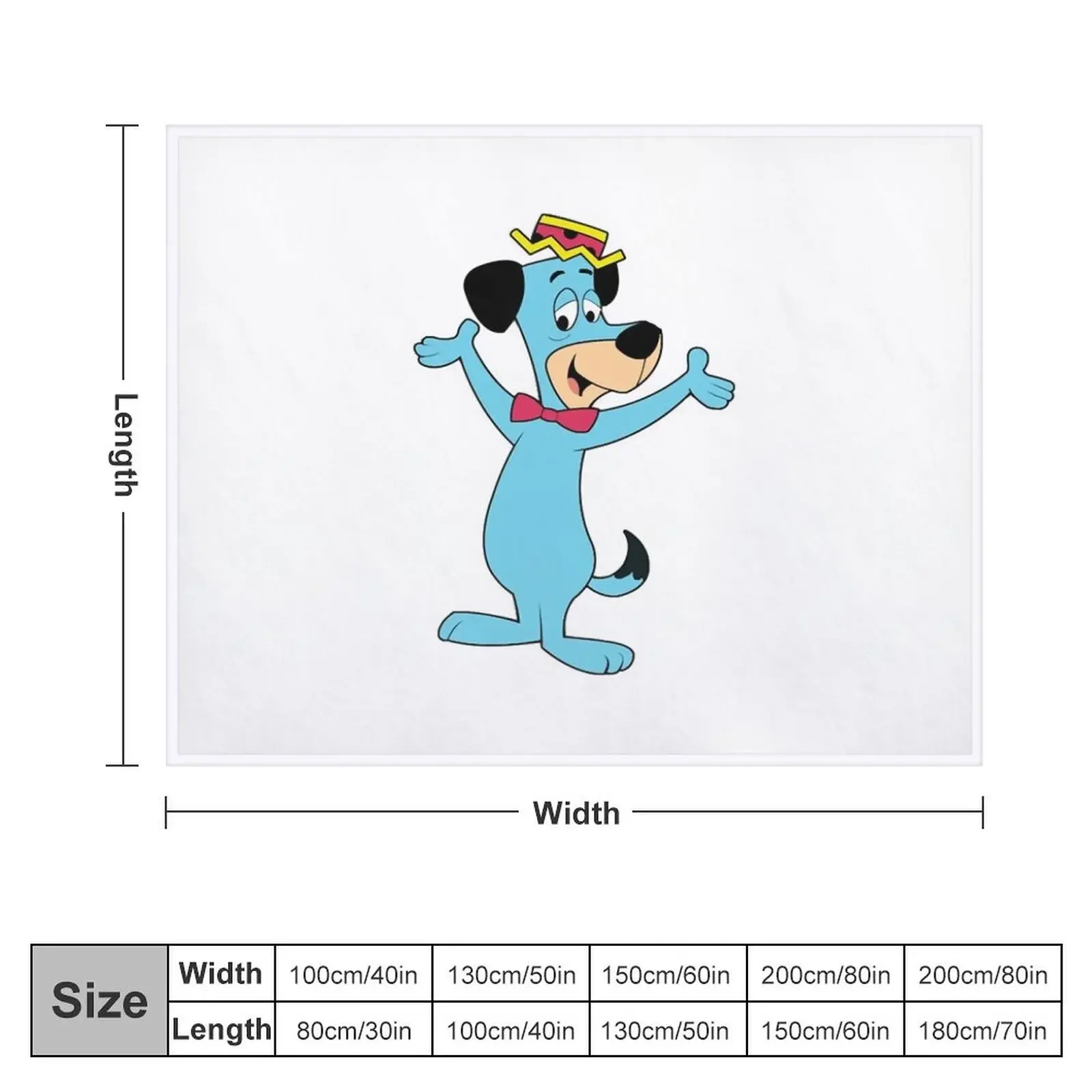 Huckleberry Hound Throw Blanket Designers Beach Baby Blankets