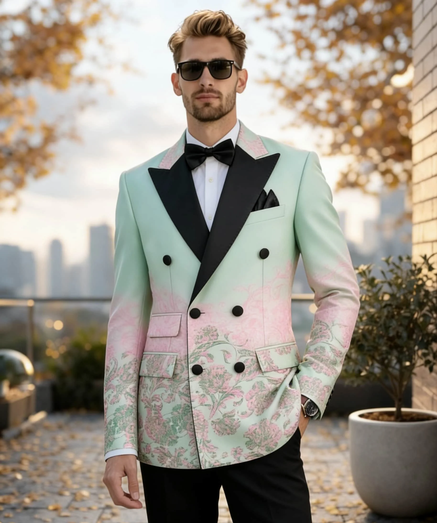 

Gwenhwyfar Customized New Fashion Hot Summer Men Suits Costume Homme Wedding Groom Tuxedo Terno Masculino Slim Fit Prom Blazer