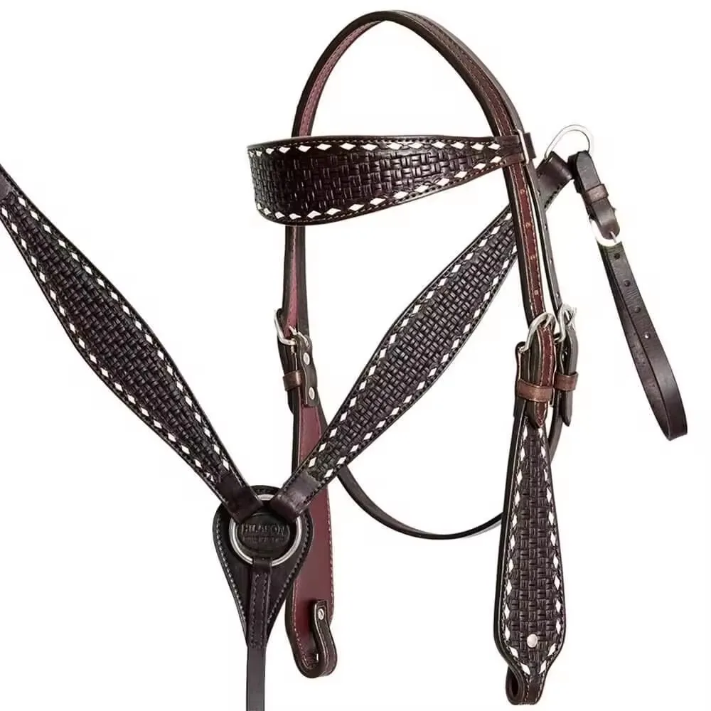 Custom Beaded Floral Horse Western Headstall And Breast Collar Set: Genuine Leather Lightweight Riding Gear With Seasonal Design