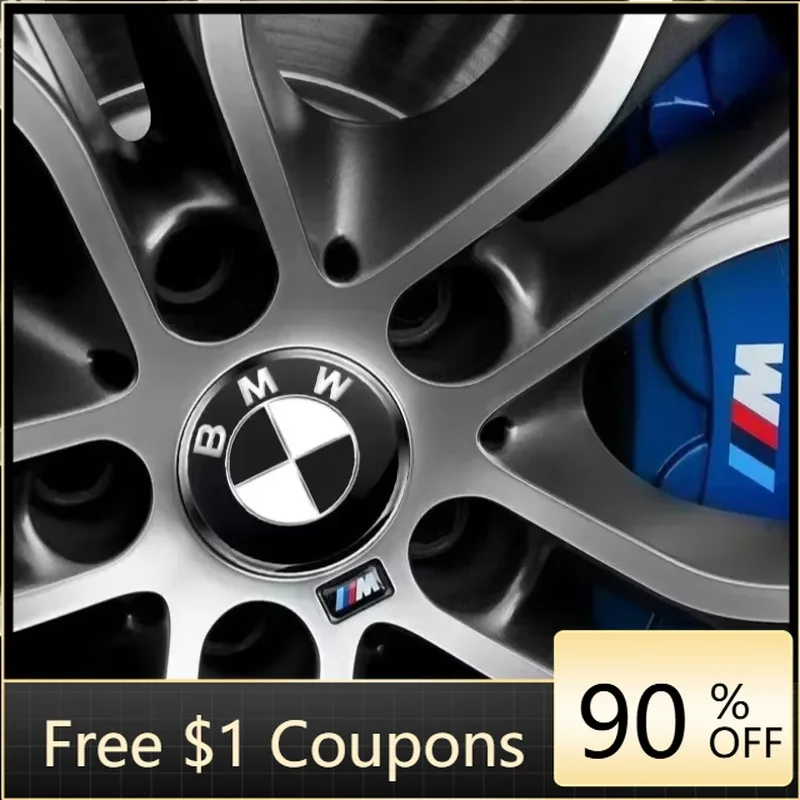 

Accessories Car Sticker For BMW For BMW Hubcaps 68mm Blue White Black And White 56mm Black And White Hub Center Plastic Cap LOGO