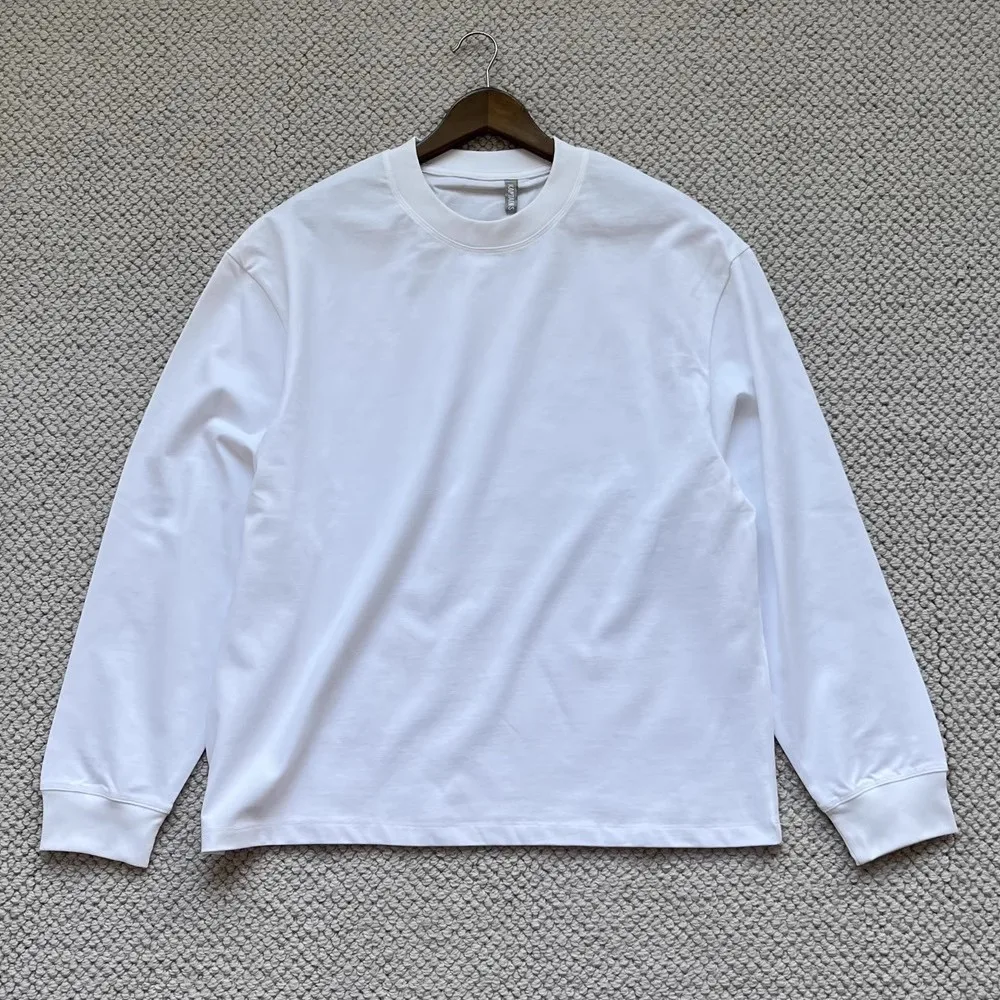 

KAPTAIN SUNINE SUVIN SUPIMA Long Sve round Ne T-irt Heavyweight Cotton Youthful ular Loose Fit Daily Wear Autumn ...