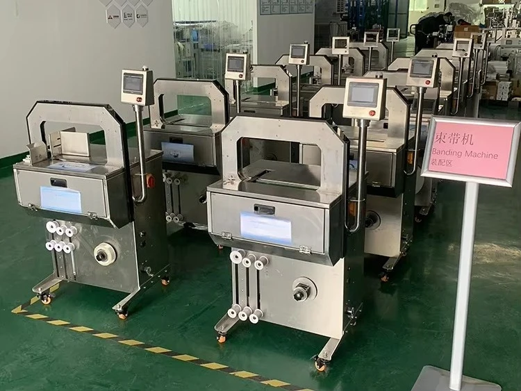 Textile Products Cloth Tower Banding Machine Carpet Blanket Auto Bunlding Machine