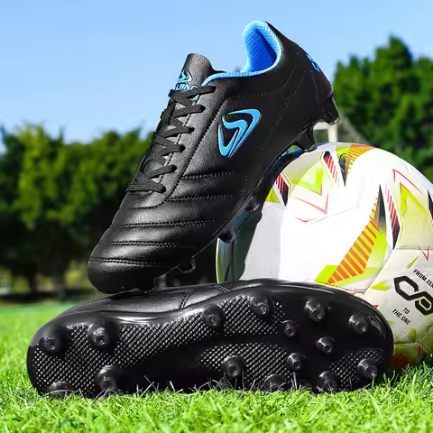 New Men Football Boots Outdoor Soccer Shoes TF FG Match Futsal Comfortable Training Shoes Grass Cleats Breathable Sport Indoor