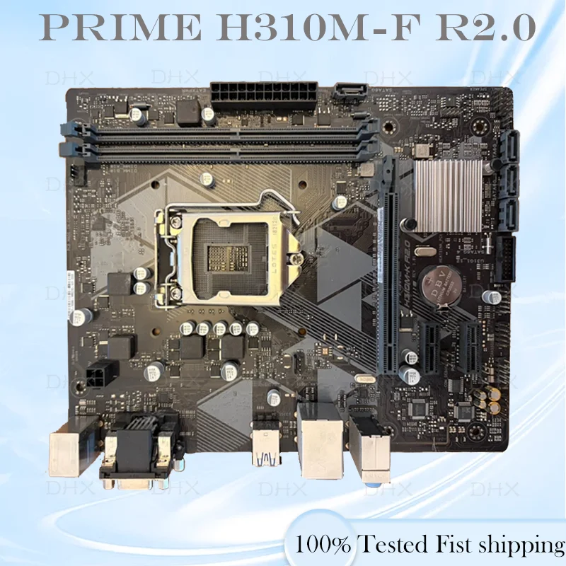 For ASUS PRIME H310M-F R2.0 Motherboard uATX 32GB Mainboard LGA 1151 DDR4 100% Tested Fully Work be shipp quickly DH
