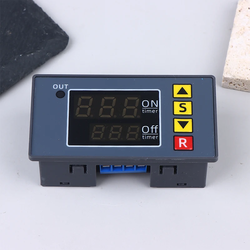 

Dual-Display Delay Relay Module Automotive Timing Relay Switch T3231 Cyclic Timing Delay Relay DC12V 24V AC110-220V Red And Blue