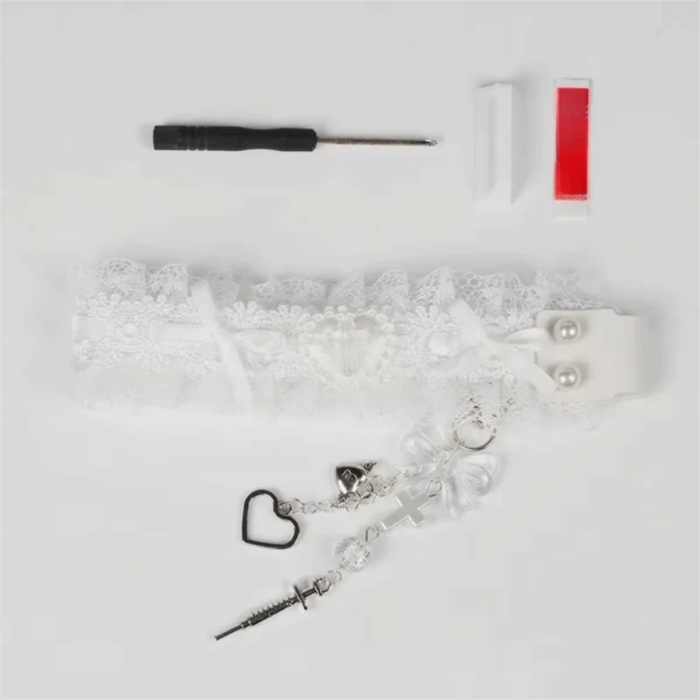 Lace Keyboard Ribbon Self-adhesive Personalized Mechanical Keyboard Strap DIY Keyboard Decor Accessories