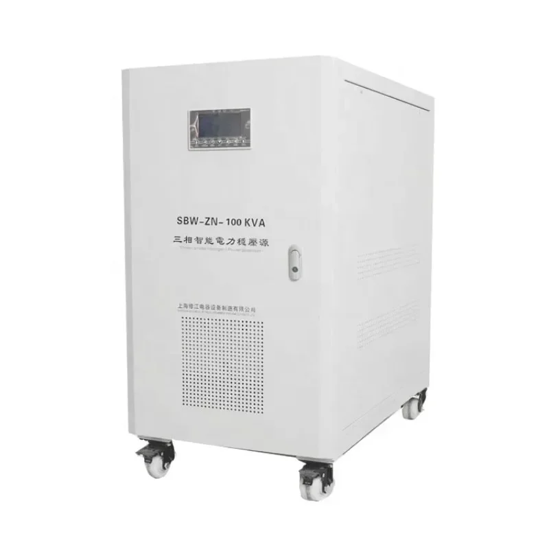 

Factory directly CNC industrial power supply 380v high-power 10kva 20kva 30kva 3 phase automatic AC stabilizer voltage regulator