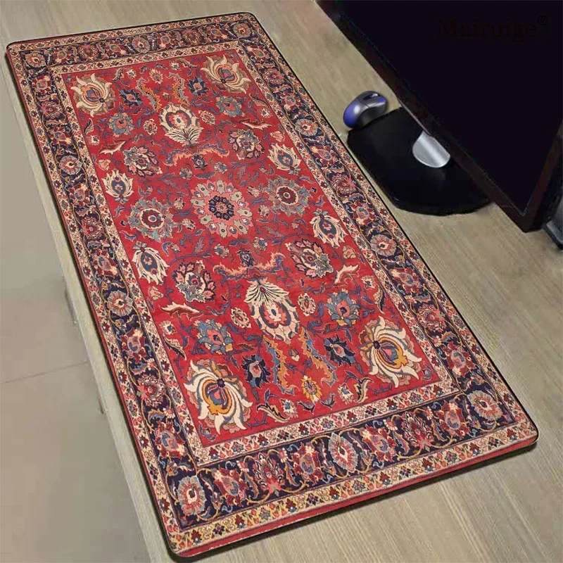 Mouse Pad Desktop Office Accessories Prayer Rug Persian Carpet  Mat Gamer Computer Desk Accessory Keyboard pad Company