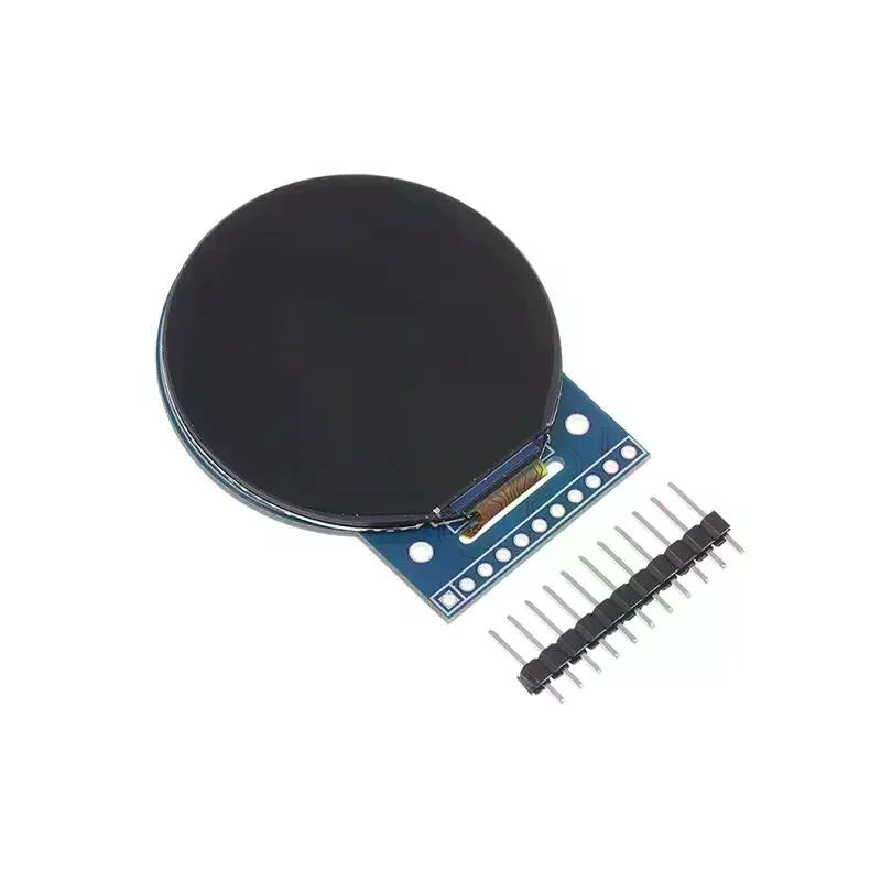 Écran TFT rond 360 x 360 pixels 1,53 pouces : écran LCD couleur QSPI ST77916 – Compatible pour Arduino