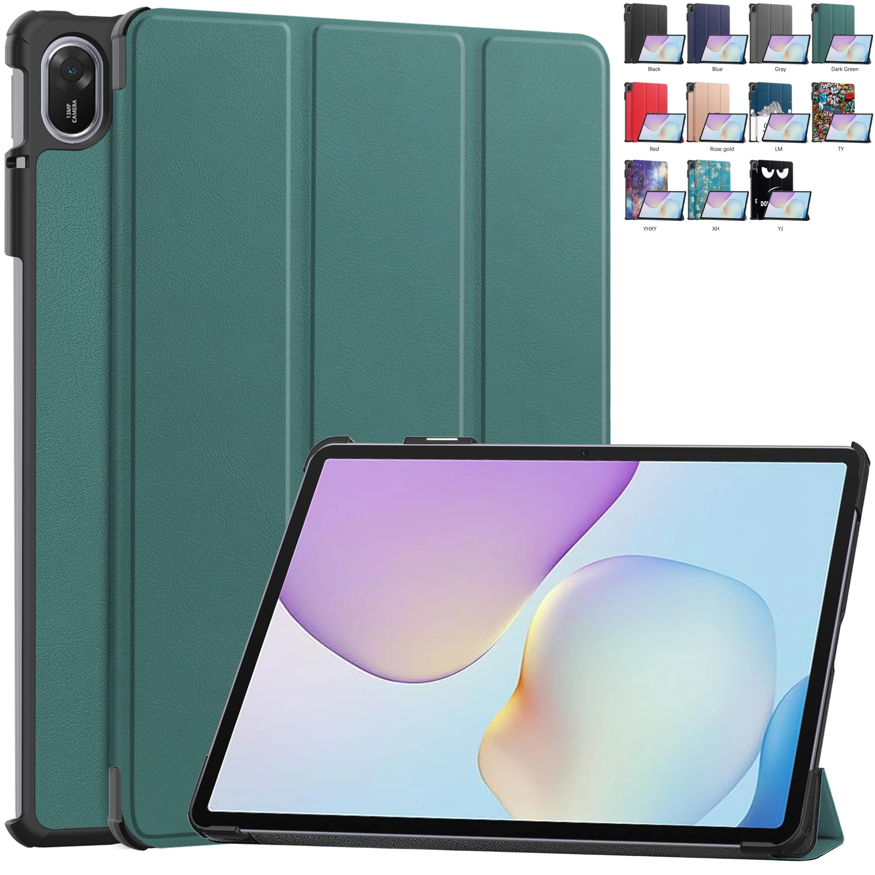 

Smart Flip Case For Huawei MatePad 11.5 TXZ-W09 Case 2025 Folding Stand PU Leather 11.5 inch Tablet Cover With Auto Sleep Funda