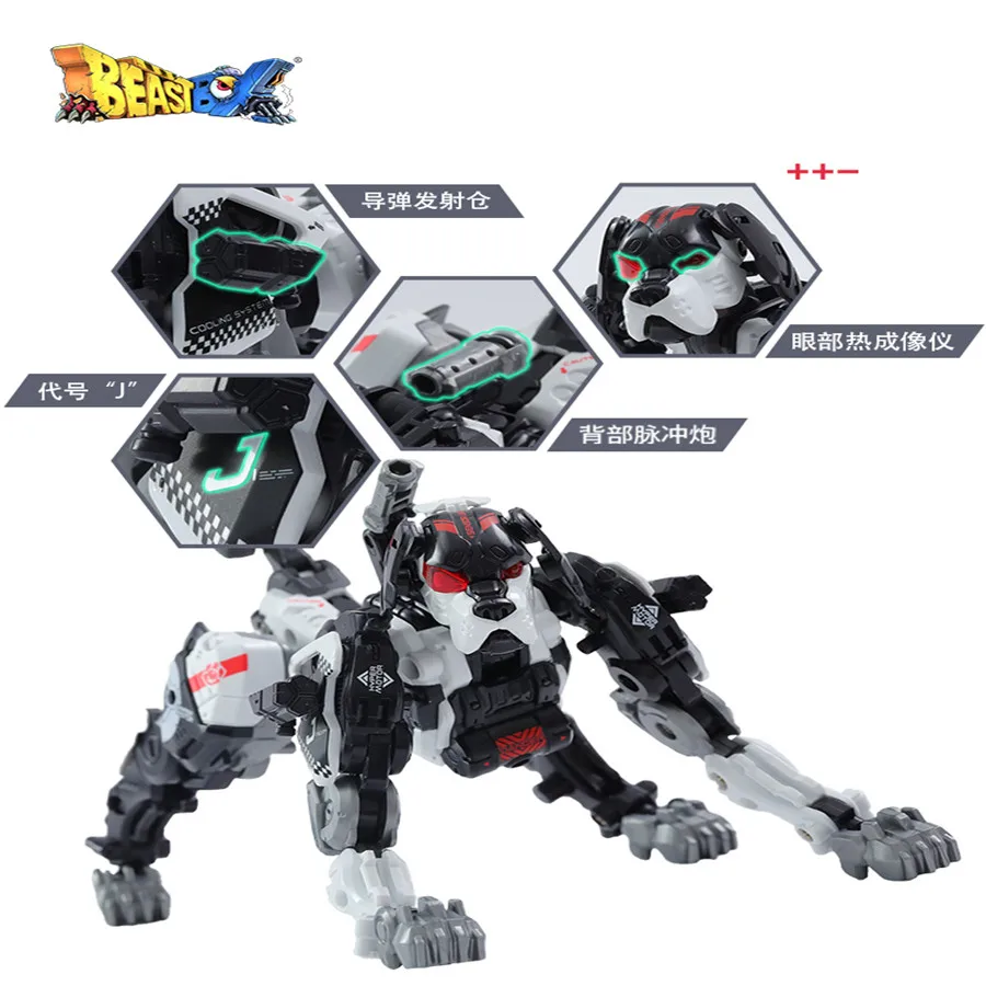 

52toys Beastbox Series BB-51-C JAWLIET Mecha Transform Toy Assembly Model Action Mecha Toy Hand Do