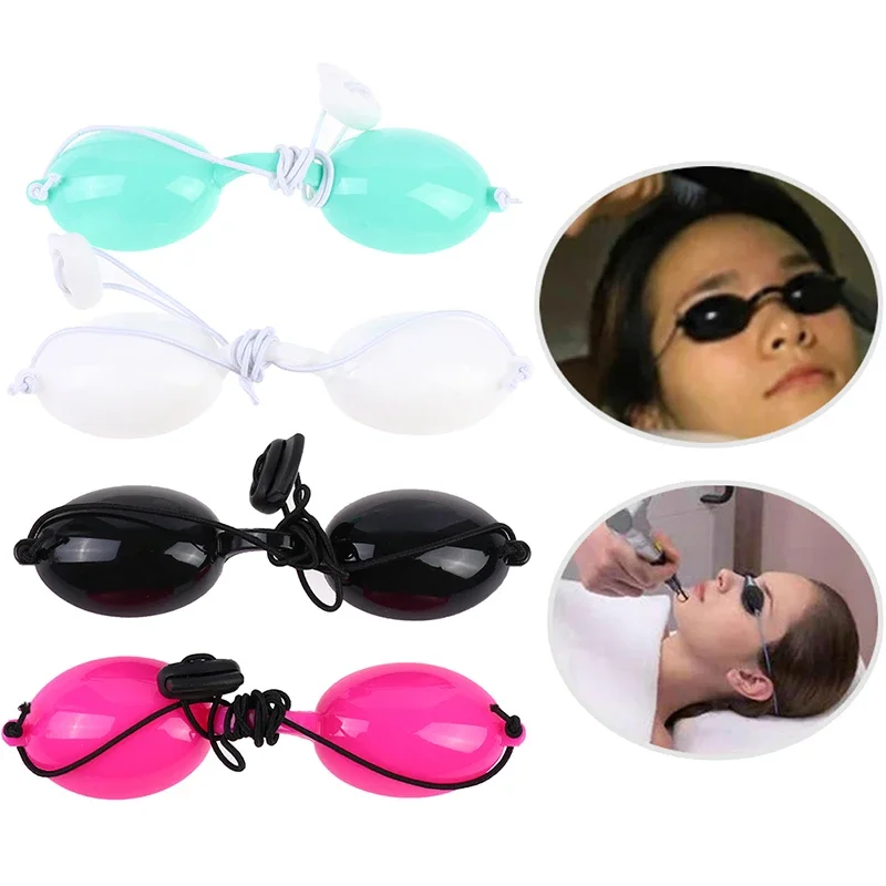 1pcs Soft Silicone Eyepatch Adjustable Eyewear Protection Beauty Laser Eyecup Safety Goggles Protective Glasses