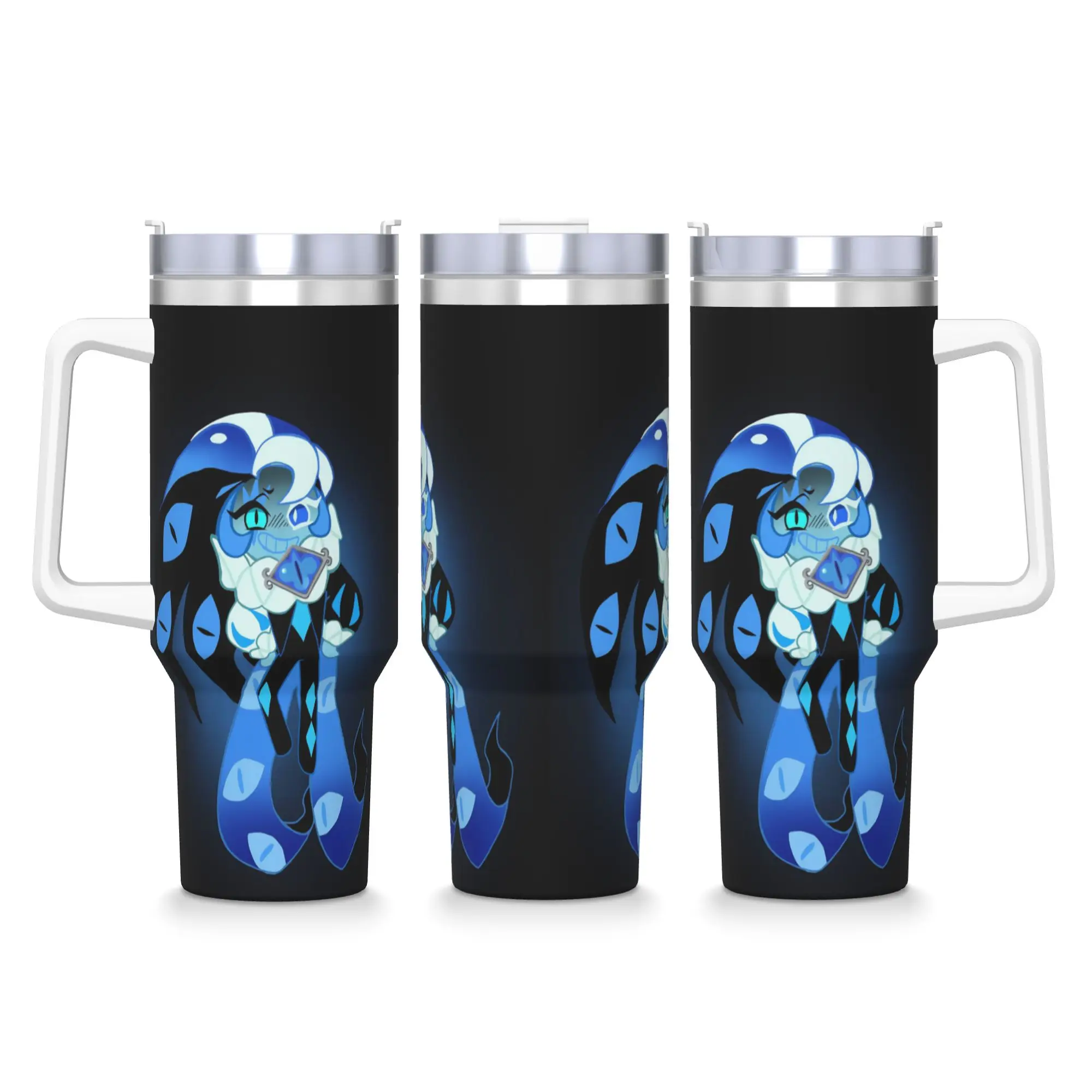 Stainless Steel Tumbler Shadow Milk C-Cookie Run Kingdom Heat Preservation Hot Drinks Mugs Cup Driving Printed Water Bottle