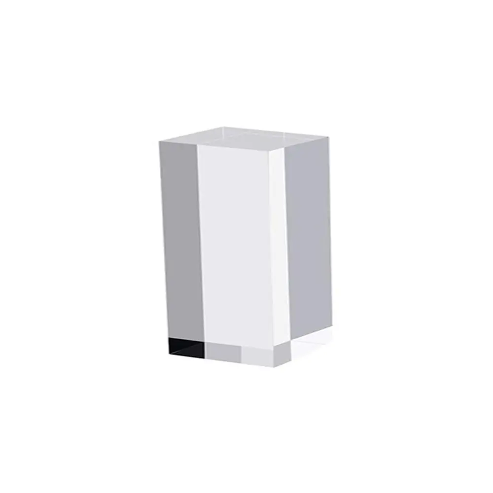 

Solid Jewelry Display Riser Stands Polished K9 Crystal Collection Show Holder Transparent Thickness