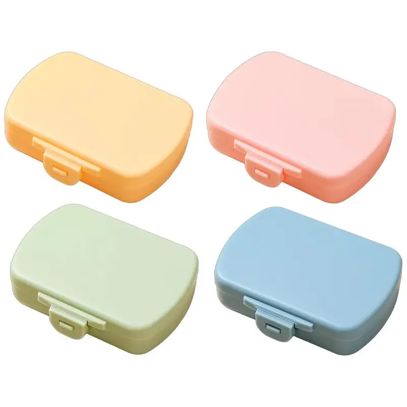 Small Pill Box 6 Compartments Portable new 6-compartment pill box, medicine dispensing box, mini pill storage box, plastic small