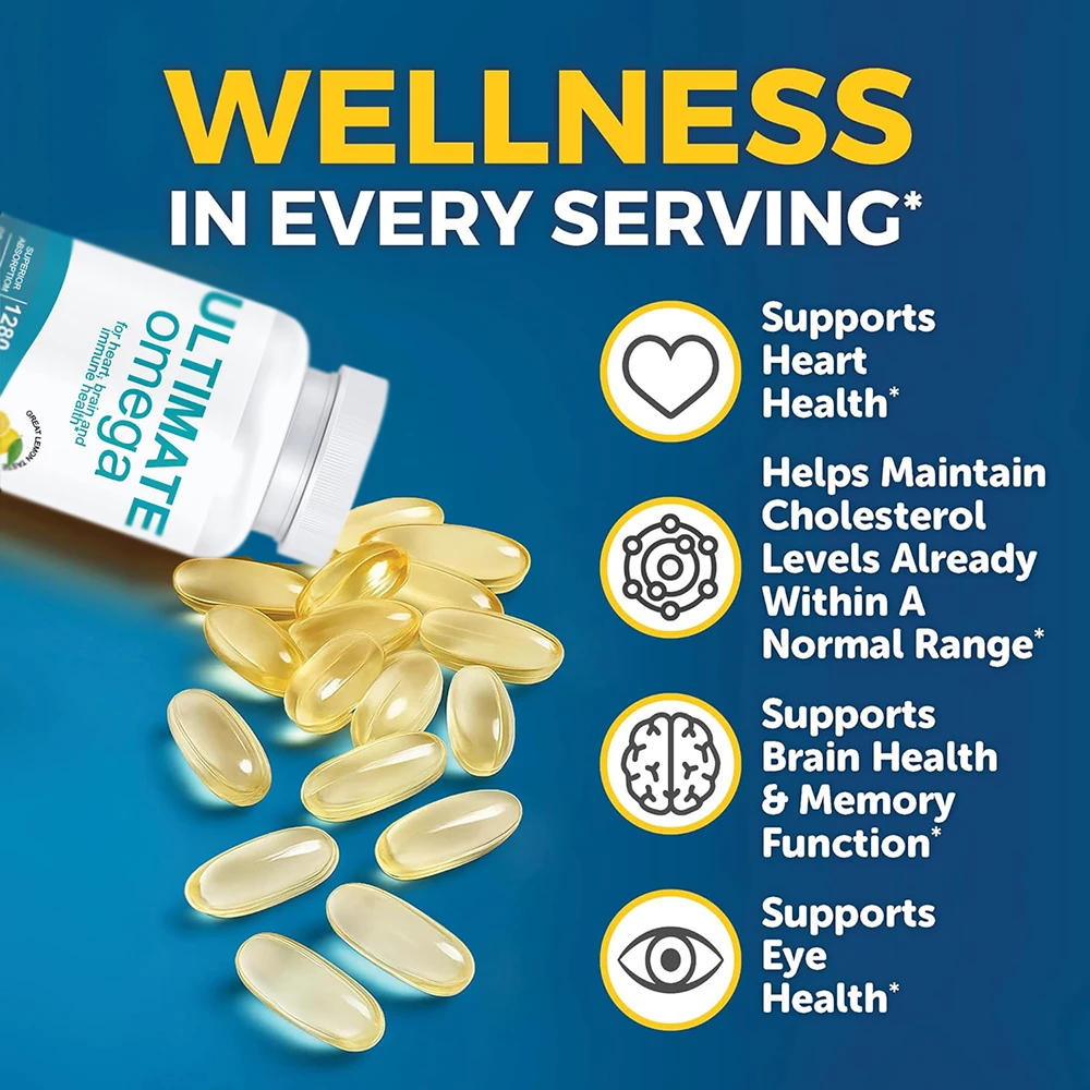 High Potency Ultimate Omega-3 - Omega 3 Fish Oil recension och pris