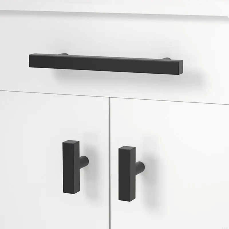 L9BE Aluminum Alloy Dressers Knob Kitchen Cabinet Door Handle Wardrobe Pulls