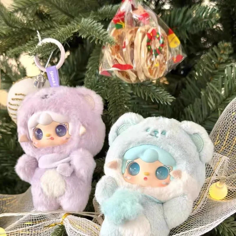 

The New Cartoon Yooki Bear Series Surprise Blind Box Cute Vinyl Collectible Plush Keychain PerfectToy for Kid Surprise Gift