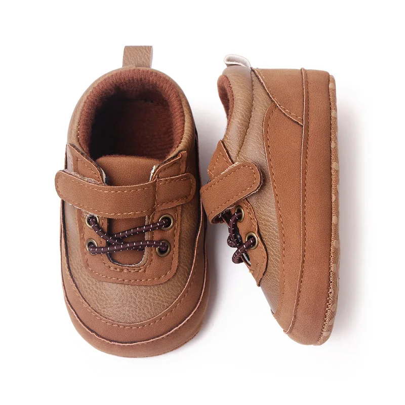 Baby shoes spring and autumn 0-1 year old boy baby soft sole non-slip casual shoes toddler shoes one piece hair BH2320