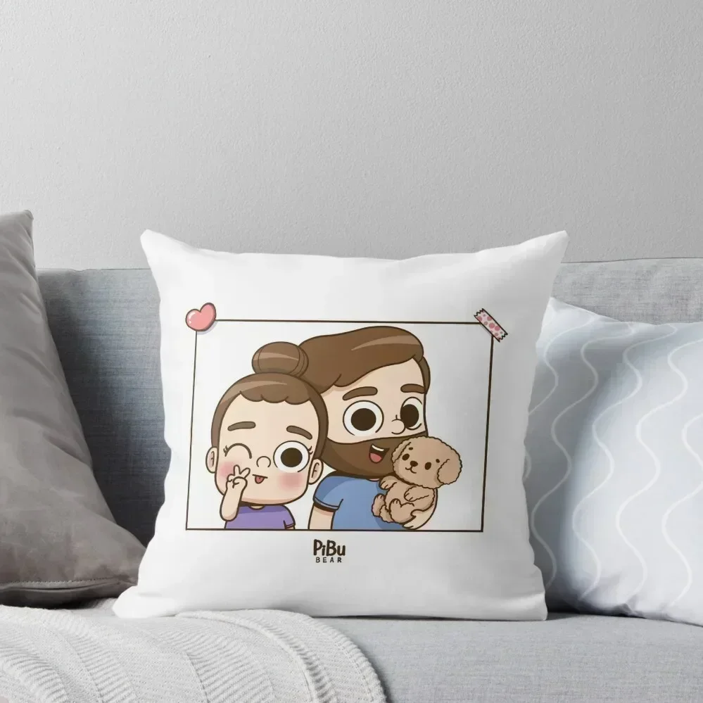 

Pibubear Family Photo Throw Pillow bed pillows Cushion Child Luxury Sofa Cushions Christmas Pillow Cases pillow