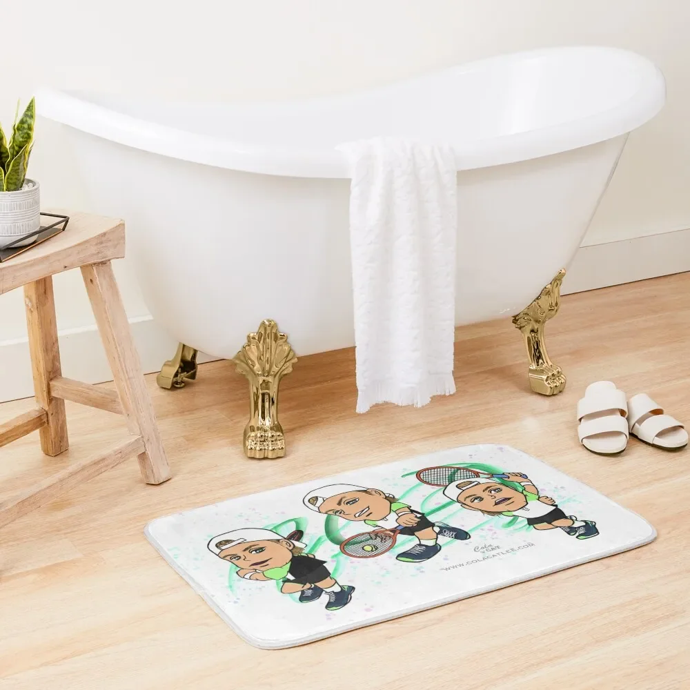 

Denis Shapovalov Bath Mat Water Absorbent Home Decor Entrance Door Mat