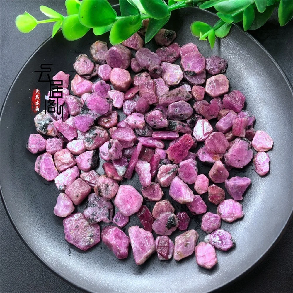 Natural Crystal Stone Magic Crystals Red Corundum Ruby Raw Healing Gemstones Reiki Gift Home Decoration Room Decor