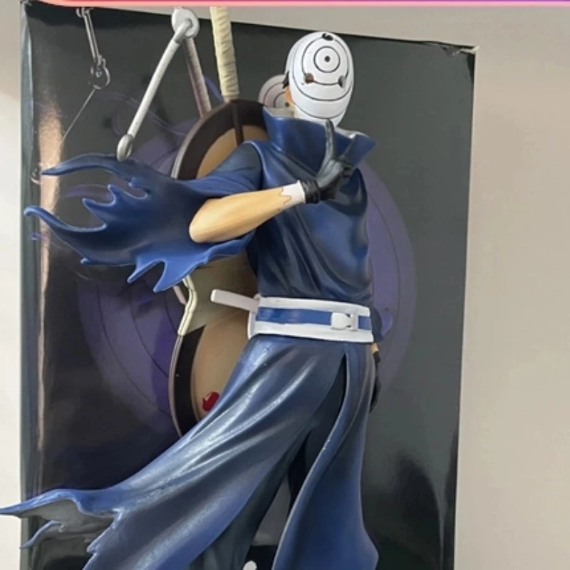 

35 см стоячая фигурка Учиха Обито, экшн-фигурка, статуя из ПВХ, модель, Коллекционное украшение для стола, игрушки для мальчиков, подарки Byshop, в наличии