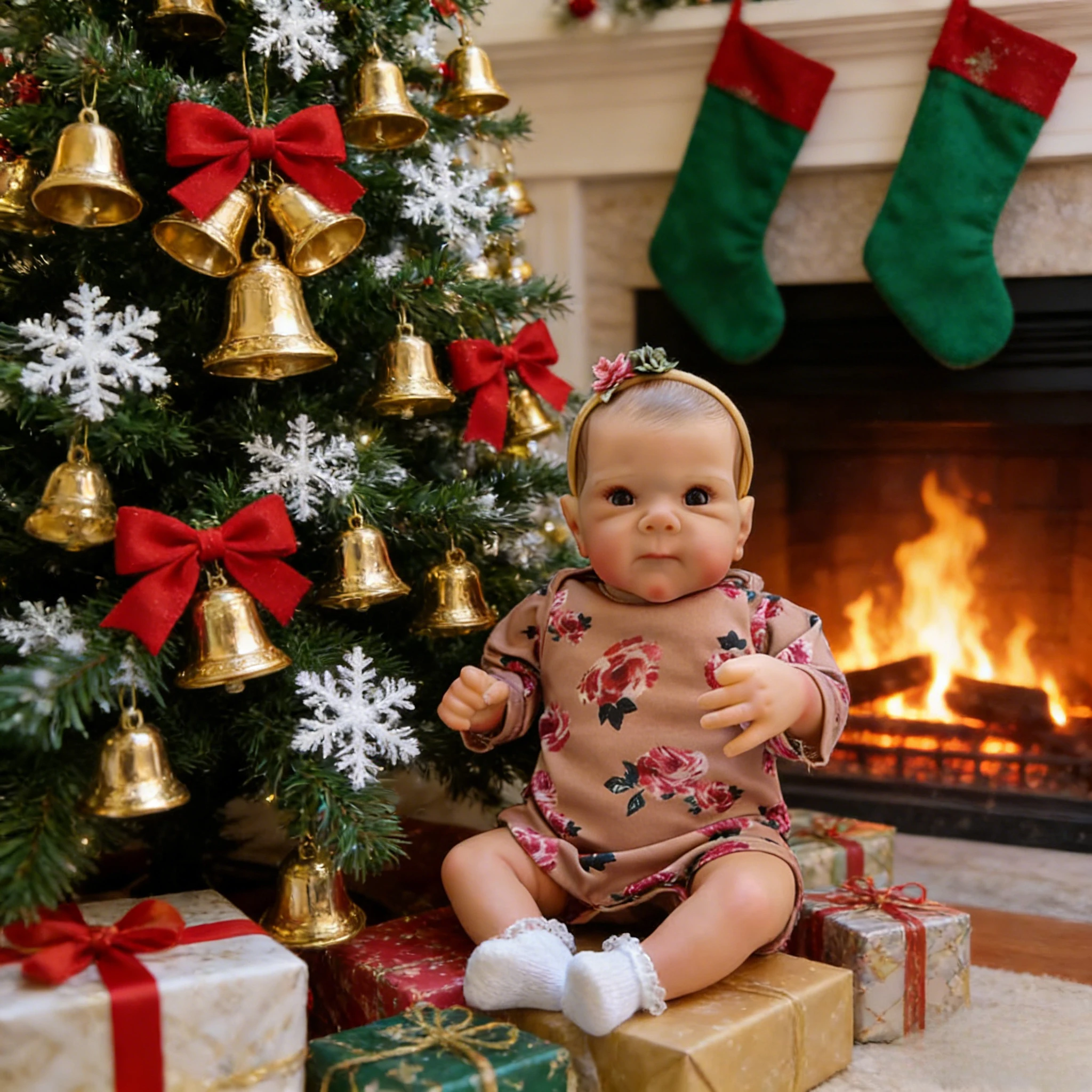 45cm Bettie Lifelike Art Doll Handmade 3D Skin Multiple Layers Painting Collectible Doll