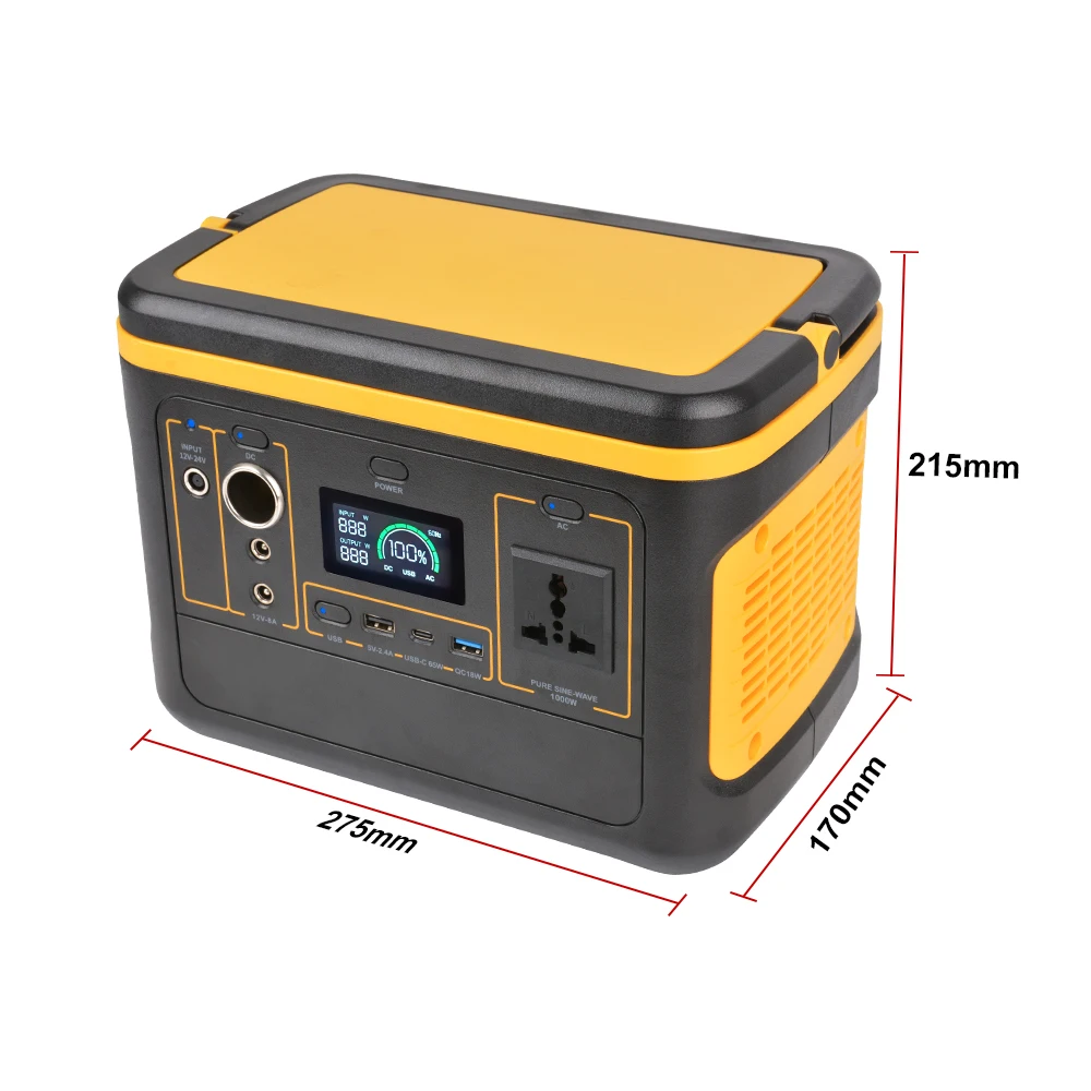 wholesale 1000w mobile 220V 110 portable charger hot sale household solar 1000w portable power station