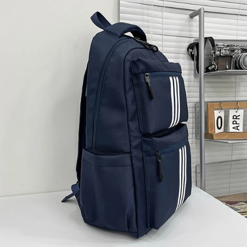 Sac à dos d'étudiant de grande capacité en tissu Oxford imperméable à l'eau de haute qualité adapté aux sacs à dos d'étudiants masculins et féminins