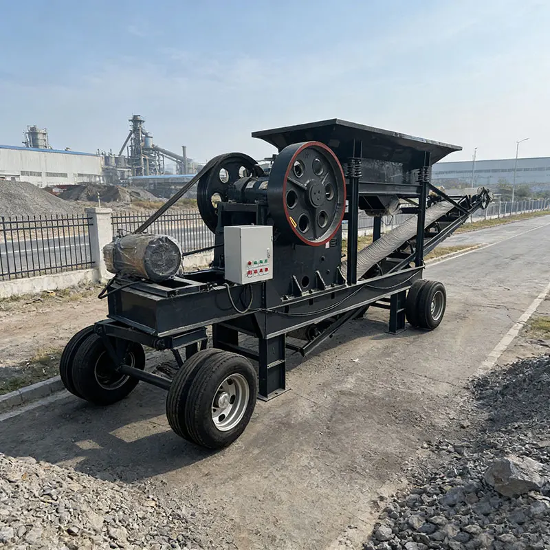 Manufacturers Direct Stone Crusher Construction Waste Crusher Open Can Run Jaw Crusher