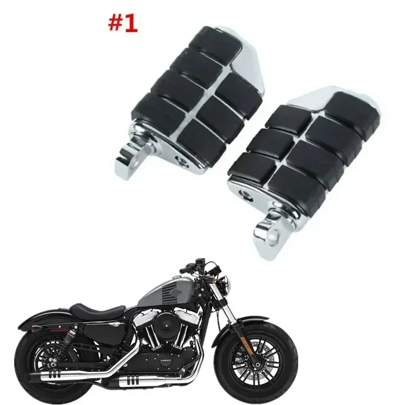 

Защита двигателя для мотоцикла Harley 1 1/4 дюйма, колышки для подножки, подножка + короткие Угловые зажимы, Аксессуары для мотоцикла