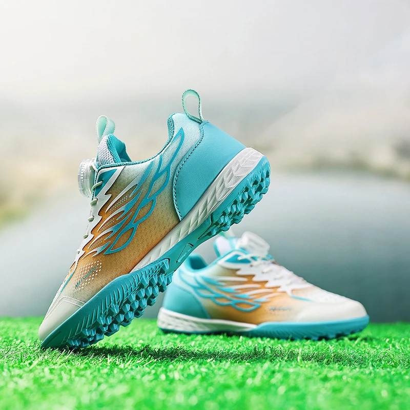 

Girls Professional Original Society Football Boot Outdoor Sports School Field Training Childrens Football Shoes for Kids