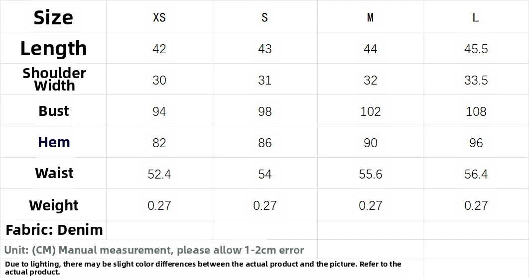 Women's American Style V-neck Sleeveless Short Denim Jacket Fashion Top Personalized All-match Summer