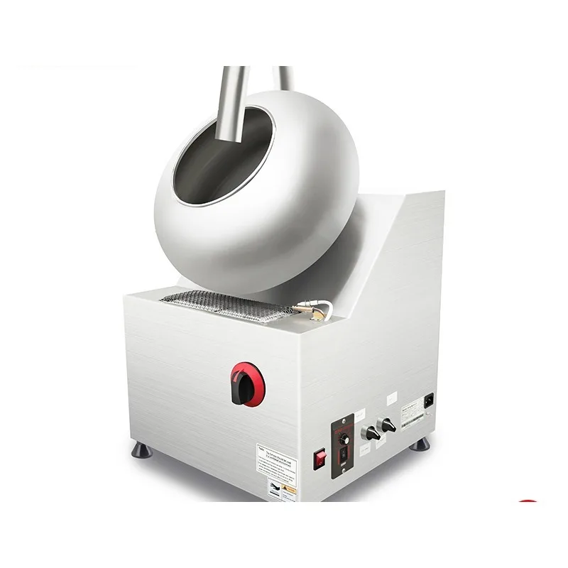 Small polishing machine coating automatic gas chocolate wrapping machine