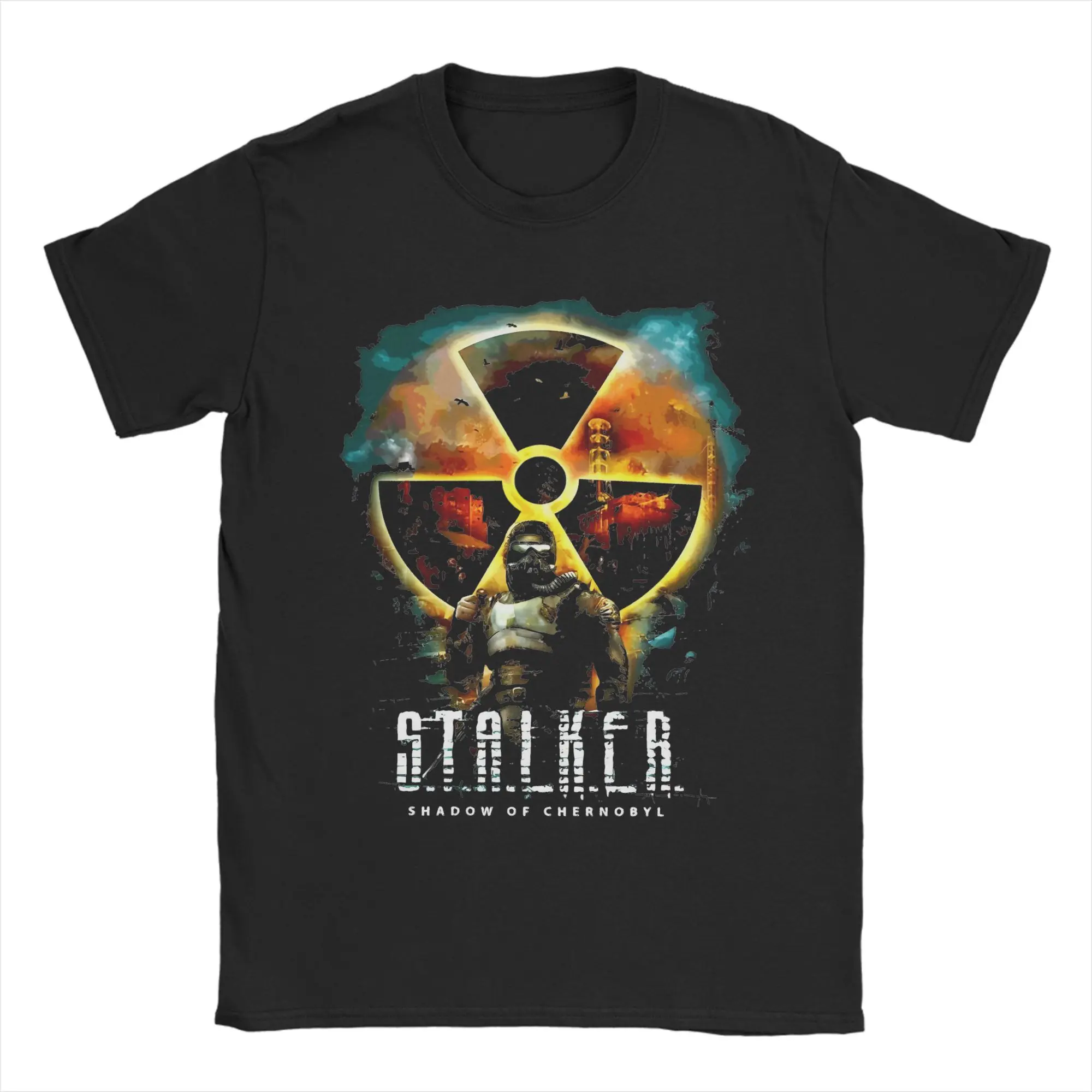 Stalker - Shadow Of Chernobyl T-Shirt Men Women  Vintage 100% Cotton Tees Crew Neck Short Sleeve T Shirts Summer Clothing