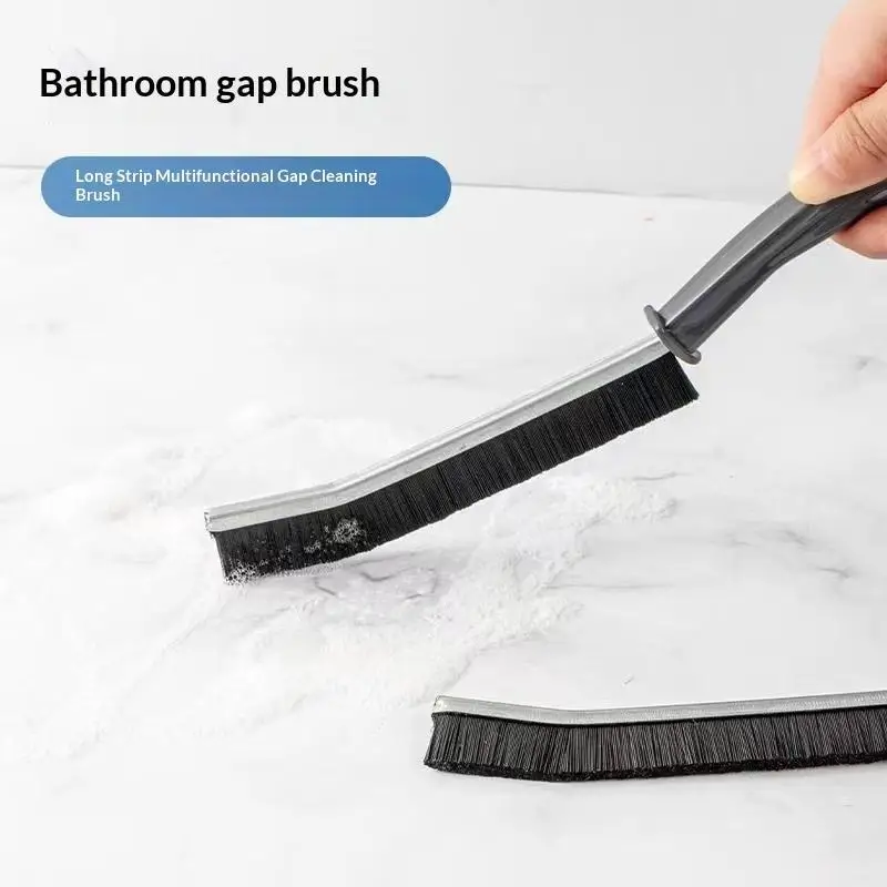 △  Cleaning Brush Hard-Bristled Crevice Cleaning Brush For Stiff Angled Bristles Tile Bathroom Kitchen Toilet Cleaning Tool