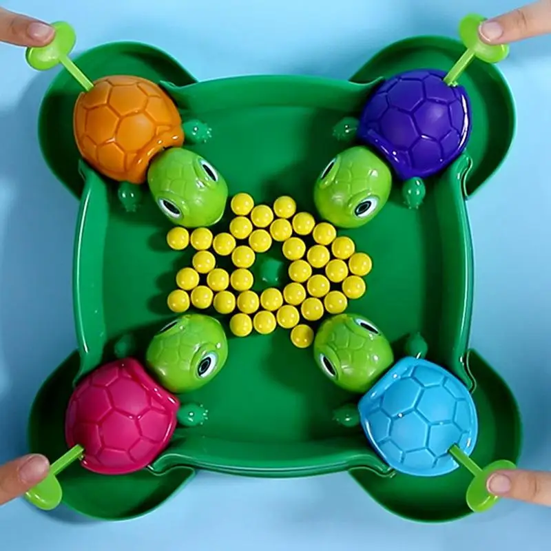 Hungry Turtle Board Games for Children, Snatching Bean, Ball Table Game, Brinquedos Educativos, Jogos de Festa Familiar, Presentes de Aniversário