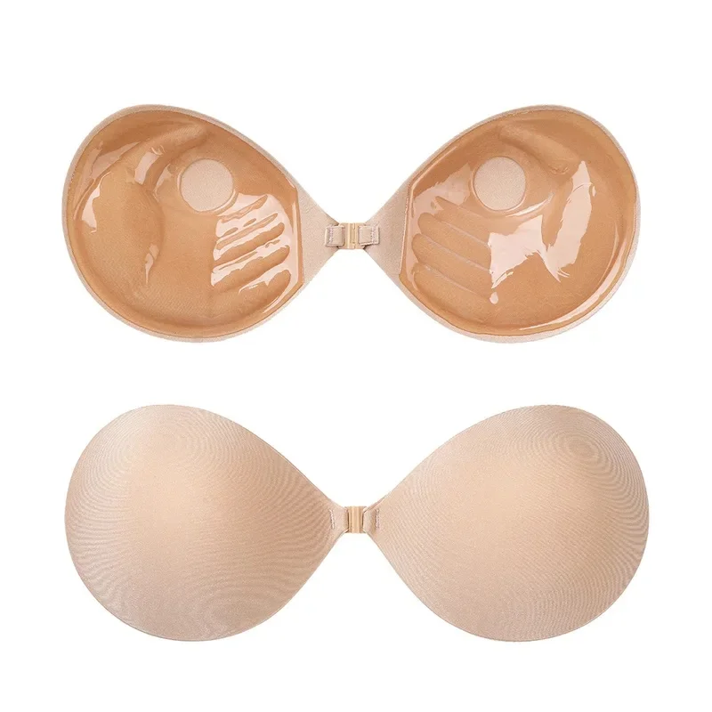 2/1pcs Summer Women Chest Stickers Lift Up Nude Bra Self Adhesive Bra Invisible Cover Bra Silicone Pad Sexy Strapless Breast