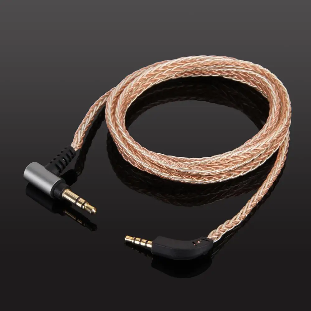 

8-core braid OCC Silver Plated Audio Cable For B&W Bowers & Wilkins P9 Signature headphones